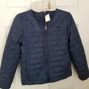 The North Face Girls Reversible Parka Med 10-12 EUC